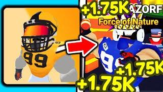 I Used STRONGEST PLAYERS To Become BEST FOOTBALL PLAYER in Roblox Touchdown Simulator..