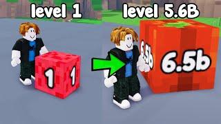 Unlocked Max Level Block In Merge Simulator Roblox!