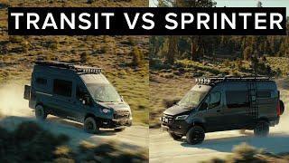 Ford Transit Trail Van vs Mercedes Sprinter Van | Camper Comparison