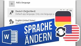 Sprache in Word ändern | Word-Spracheinstellungen ändern