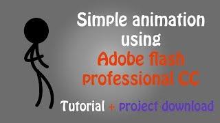 Adobe Flash CC Simple Animation tutorial (Including sound and exporting to mp4)