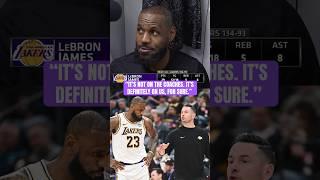 LeBron defends JJ Redick & Lakers coaching staff after a 41-point loss to the Heat