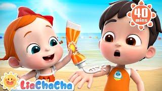 Swim Safey Song | Put On Sunscreen | Beach Safety Song | Kids Songs & Nursery Rhymes | LiaChaCha