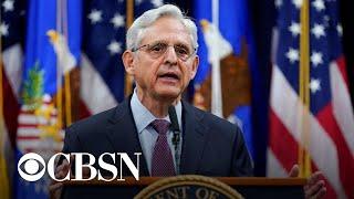 Merrick Garland gives update on January 6 Capitol riot investigation | full video