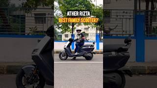 3 Reasons Why Ather Rizta is the BEST Family Electric Scooter | Bikewale #shorts #atherrizta