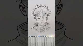 Drawing Gojo Satoru in 25 Minutes 