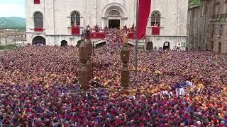 Festa dei Ceri 2023 - l'Alzata in Piazza Grande (Cronaca Eugubina)