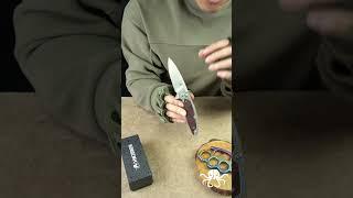 Titanium Folding Knife M390 Blade Sharpness Testing