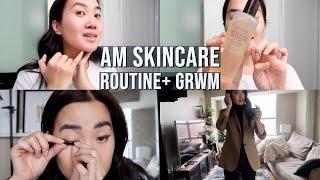 Morning Skincare Routine + GRWM for Work | reesewonge