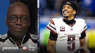 Commanders’ Jayden Daniels embracing offseason is ‘encouraging’ | Pro Football Talk | NFL on NBC