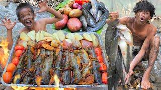 WILD Jungle Adventure Cooking FRESH Fish Recipes!,