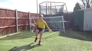 Self Isolation Football - Goalkeeping with limited space