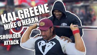 Kai Greene And Mike O'Hearn Shoulder Attack In Dubai