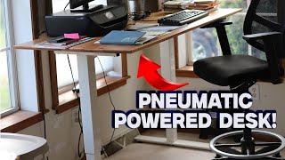 Upgrade Your Office with The Klöud Pneumatic Adjustable Desk!  Go From Sit to Stand in Seconds!!