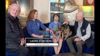 Laura Stinchfield, The Pet Psychic ®, explains what to tell a fearful rescue dog about being calm.