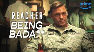 Reacher Being a Bada** for 8 Minutes Straight | REACHER | Prime Video