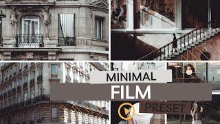 Minimal Film - Free Lightroom Preset | Free DNG | Lightroom Tutorial