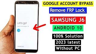 Samsung J6 Frp Bypass Android 10 (SM-J600F/DS) Remove FRP Lock/Google Account Bypass Without PC