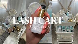 LASH CART TOUR 2022 | LASH CART SET UP