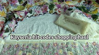 Kayseria hit codes shopping haul | glamour it