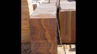 Rainbow natural stone wall tile wholesale supplier exporter INDIA Rainbow Sandstone