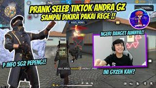 PRANK ANDRA GZ PAS LAGI LIVE!! SAMPAI KESAL DIKIRA PAKE REGE SI AGUS MOKEL