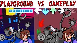 FNF Character Test  FNF Playground Remake gameplay VS playground #4 (Among Us, Majin Sonic, Bambi)