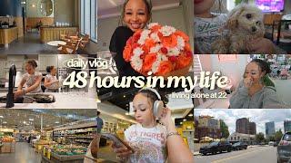 TWO productive days in my life vlog *wfh sessions, lunch dates, new locations etc* | aliyah simone