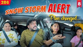 Plan changed ️| Snow Storm Alert  | VAAS Family | #TeluguVlogs