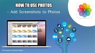 How to ADD Photos / Screenshots to Your Photo Library Application On a Mac - Basic Tutorial | New