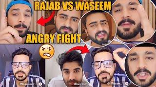 Rajab ko Gali de Dya Waseem NE •Rajab VS Waseem Fight TikTok Live match