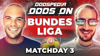 Odds On: Bundesliga 2023/24 Matchday 3 - Free Football Betting Tips, Picks & Predictions