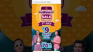 meesho first Sunday maha sale on 7th july ready for the sale to all of you ️️@Rockystar-ux3or