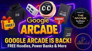  Google Arcade & Arcade Facilitator  is BACK! Free Hoodies, Power Banks & Tech Swags #qwiklabs