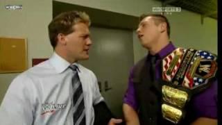 Chris Jericho and The Miz backstage