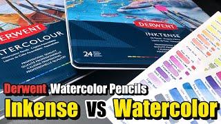 Derwent Inktense VS Watercolor Pencils - Comparison and Review