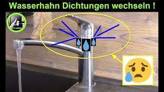 Einhandmischer undicht - Dichtung wechseln  Wasserhahn reparieren | Küchenarmatur reparieren #diy