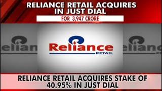 Reliance Retail Acquires 40.95% Stake In Just Dial For Rs 3,947 Crore