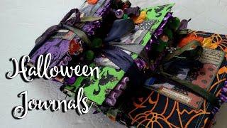 Halloween Junk Journals - Halloween Travelers Notebooks