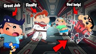 Sheriff Nene Killed Imposter Shinchan In Among Us 3D  | Shinchan Playing Super Sus | Funny Game 