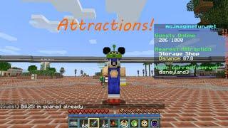 Minecraft ImagineeringFun: In-Construction Attractions