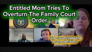 Entitled Mom Tries To Overturn Family Court Order That Granted Dad Primary Custody #custodybattle