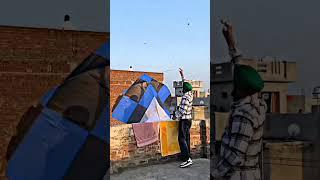 Big Kite FlyingPatang Lover️Amritsar Kite Flying #shorts #patang #kiteflying #viral #ad #trending