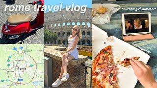 ROME VLOG  | Vespa ride, Colosseum, Roman Forum, Trevi Fountain, Spanish Steps, + the Vatican