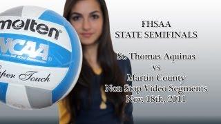 Allison Belanger - Volleyball State Semifinals game segments St. Thomas vs Martin County