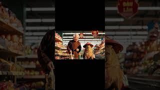 Lão Và Capy | Capybara và ông lão đi siêu thị gặp sự cố #veo3 #viral #funny #laovacapy #spacemedia
