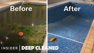 How An Abandoned Indoor Pool Is Deep Cleaned | Deep Cleaned | Insider