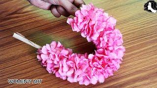 arali flower garland string by using fiber | arali poo malai nar payan paduthi kattuvathu eppadi