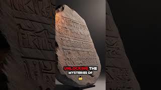 Decoding History: The Story of the Rosetta Stone #Egyptology #WorldHistory #AncientEgypt