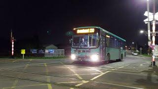 MAN 16.240 GB2250 ex Leopard Coachlines no. 250 at Parker Street Level Crossing Islington